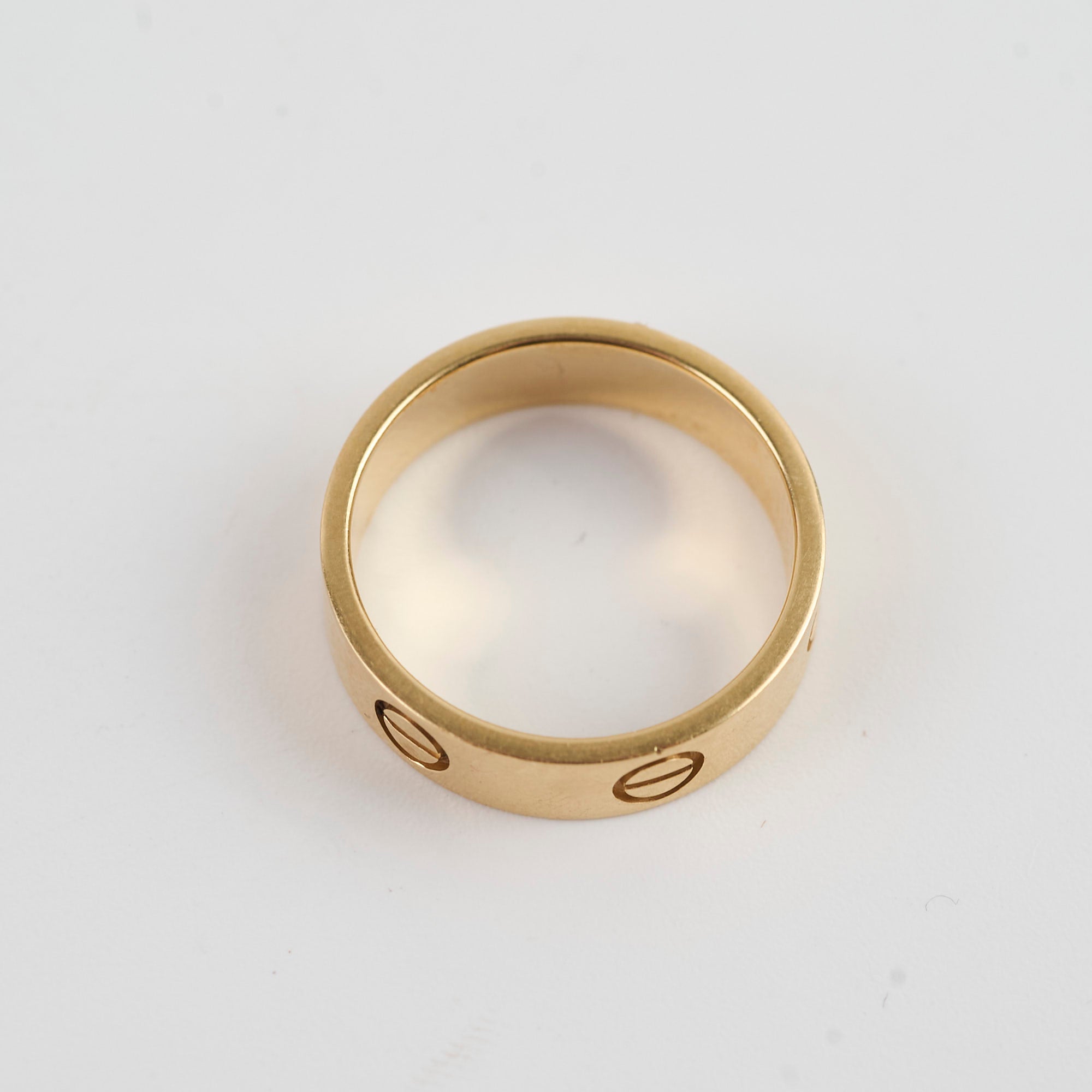 Cartier Love Ring 18K Gold or Platinum - Size 56 (US 7.5) - Luxury Wedding Band for Women & Men - Perfect for Anniversaries, Engagements & Special Occasions