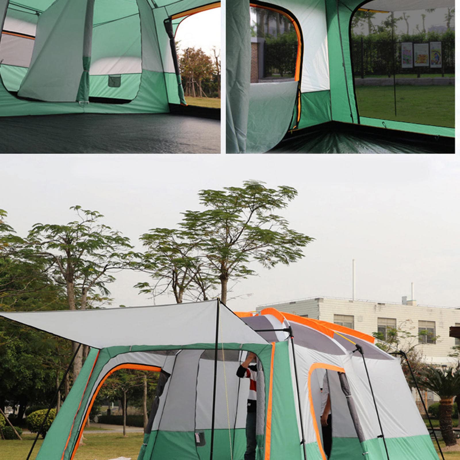Premium Waterproof & Insect-Proof Pop-Up Tent for 5-8 People - Heavy Duty Instant Camping Tent for Outdoor, Garden, Beach, and Sports Events - Ideal for Family Camping, Picnics, and Backyard Adventures