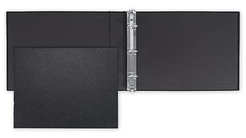 ABC 3-Ring Check Binder for End-Stub Deskbook Checks - Holds 600 Business Checks (11.25