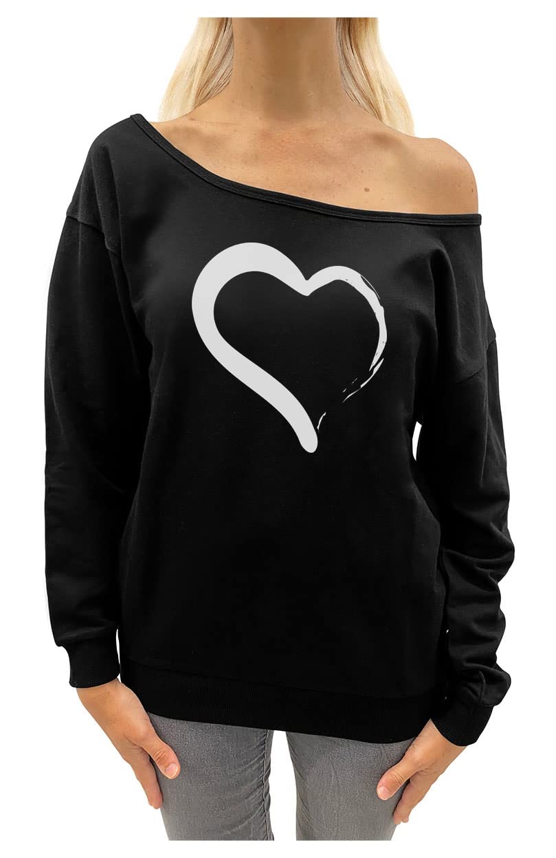 Women's Off Shoulder Tunic Sweater - Casual Long Sleeve Blouse for Teens | Perfect for Date Nights, Office Wear & Weekend Outfits