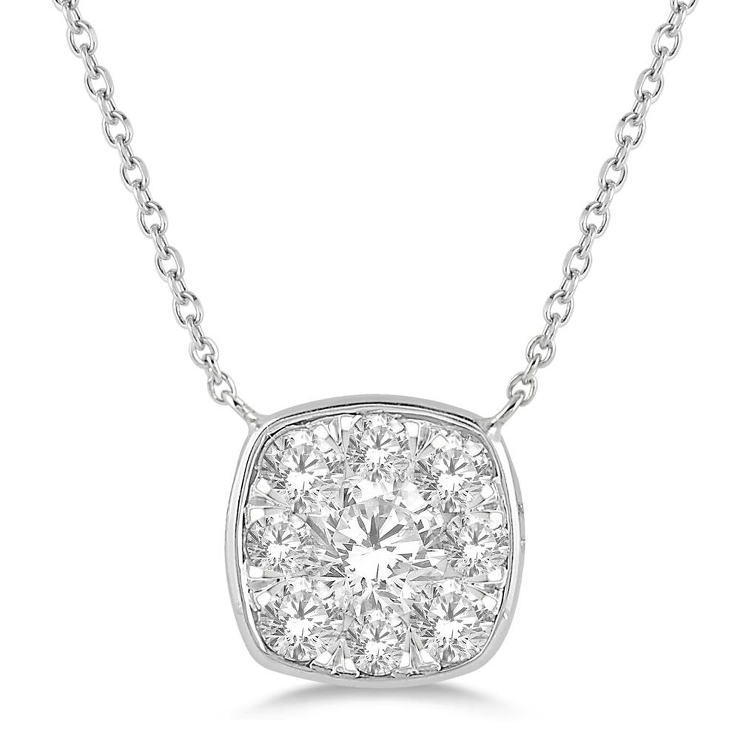 Elegant Mosaic Diamond Necklace - 0.50 Carat Total Weight | Perfect for Weddings, Anniversaries & Special Occasions
