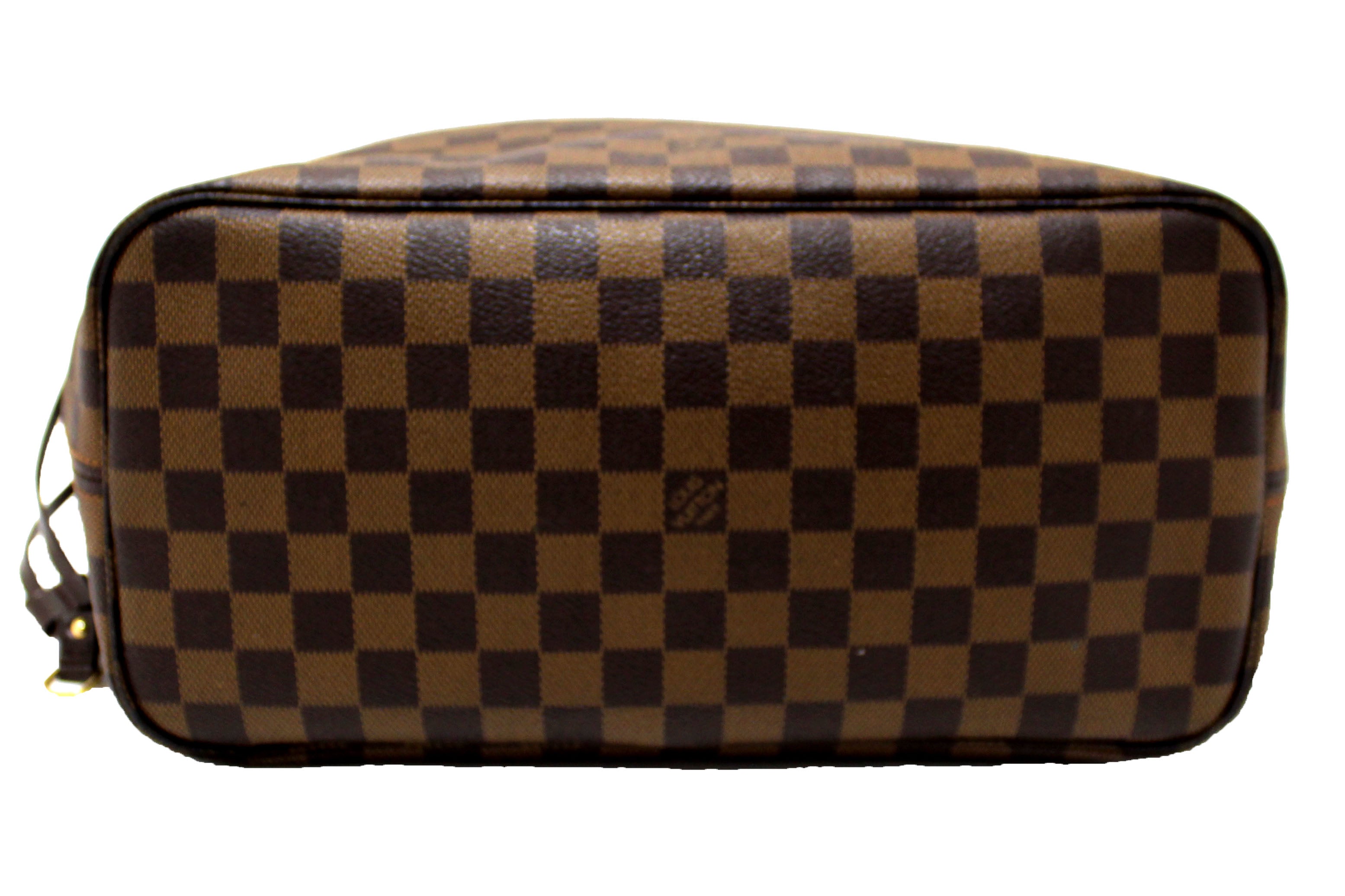 Authentic Louis Vuitton Damier Ebene Neverfull MM Tote Bag - Luxury Designer Shoulder Handbag for Women, Perfect for Work, Travel & Everyday Use