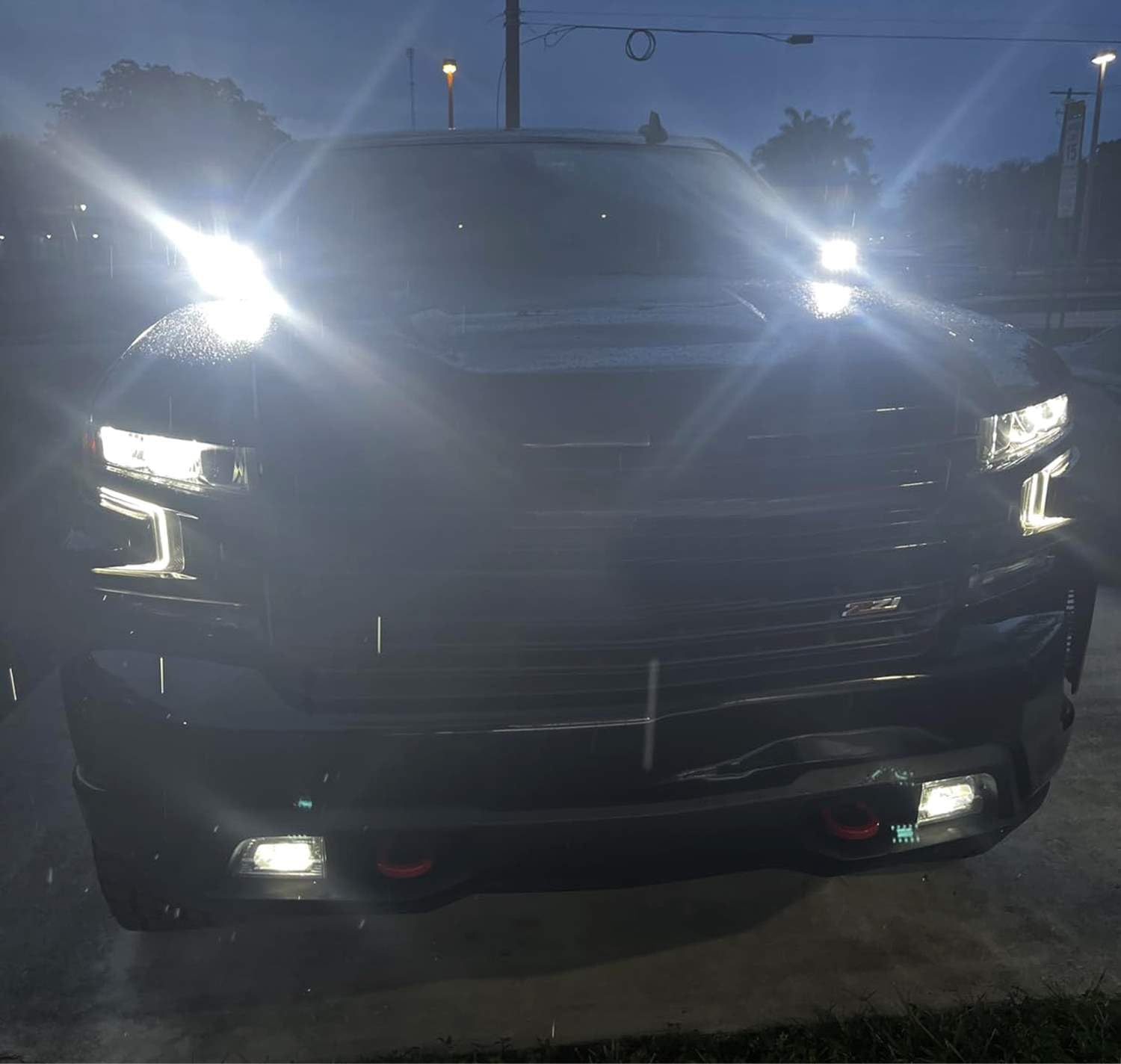 iJDMTOY A-Pillar D2 LED Pod Light Kit for 2019-2023 Chevrolet Silverado 1500 - 2x 20W High Power LED Cubes with Windshield Mount Brackets & Wiring Switch - Off-Road, Truck, Jeep Lighting Upgrade