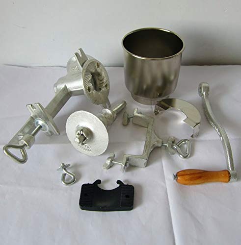 Electric Corn Grinder for Home Use - Hand Crank Grain Mill for Corn, Coffee Beans & Spices | Perfect for Baking, Brewing & Homemade Flour