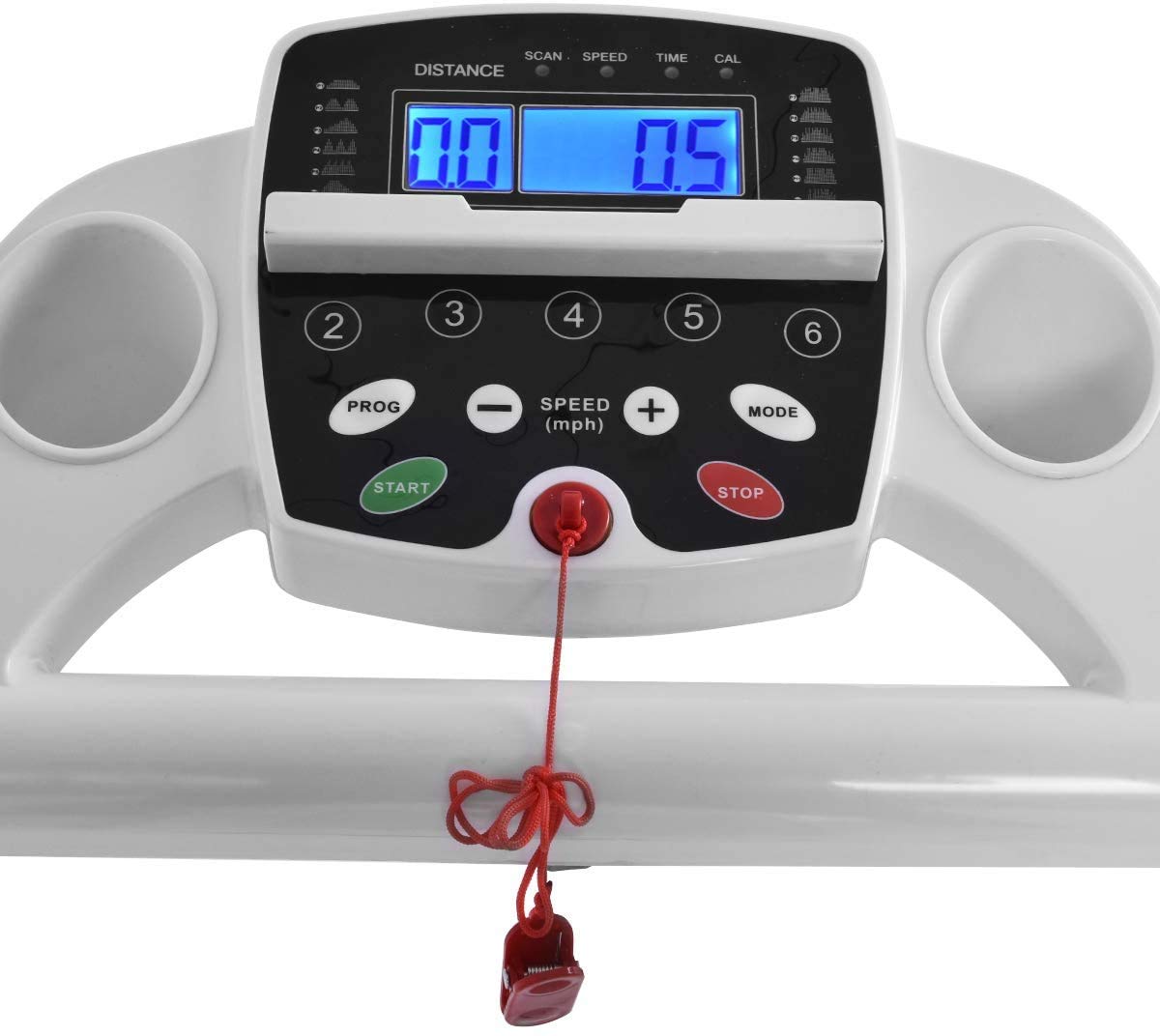 Wenst'sKufAN Folding Treadmill - Electric Motorized Running Machine with LED Display & Phone Holder for Home Gym, Office & Small Spaces - Walking, Jogging & Cardio Workout Equipment for Fitness Enthusiasts