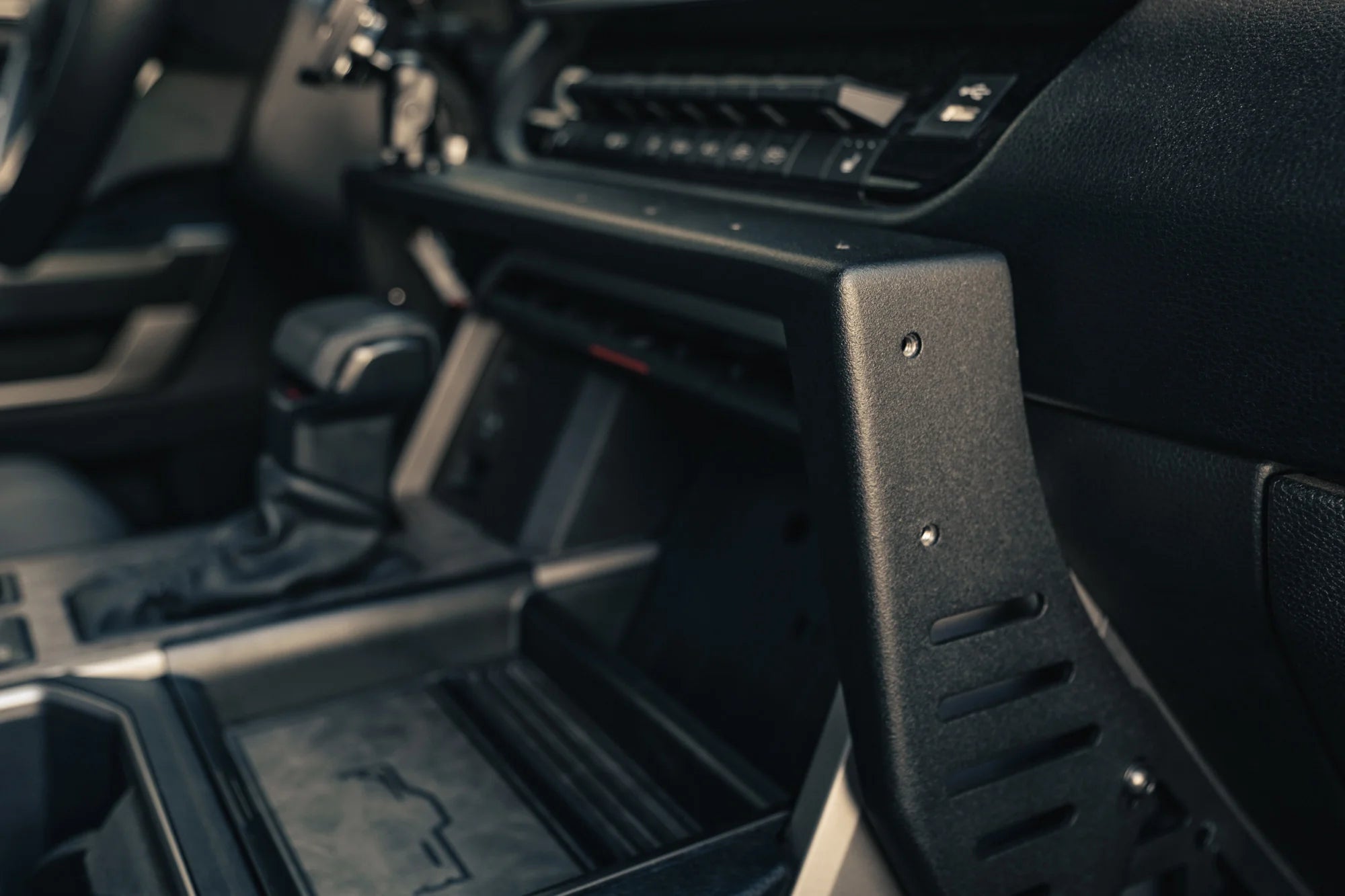 Rago Fabrication Center Console MOLLE Panels & Device Bridge for 2022+ Toyota Tundra - Heavy Duty Storage Solution for Off-Road Gear & Electronics Organization