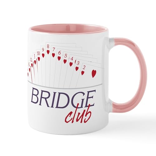 White/Pink Inside - Bridge Club Mug