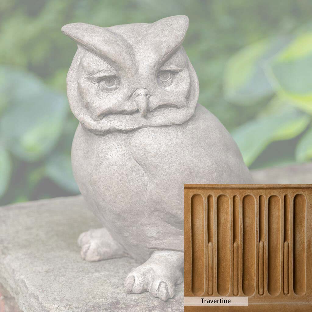 Campania International Hoot Owl Garden Statue - Outdoor Decor for Patio, Lawn & Garden Decorations