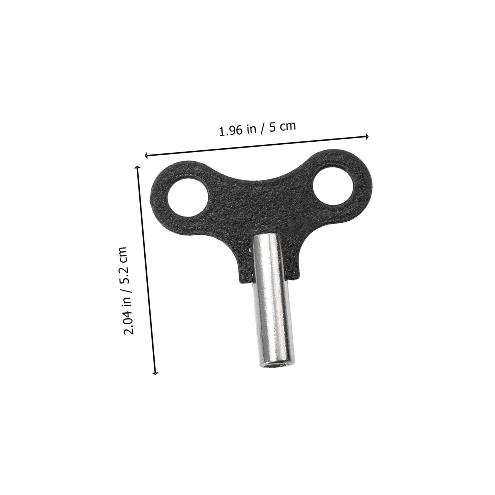 VOSAREA 3-Piece Universal Clock Key Set - Black Clock Winding Keys for Grandfather, Wall & Mantle Clocks - Essential Clock Repair & Maintenance Tools