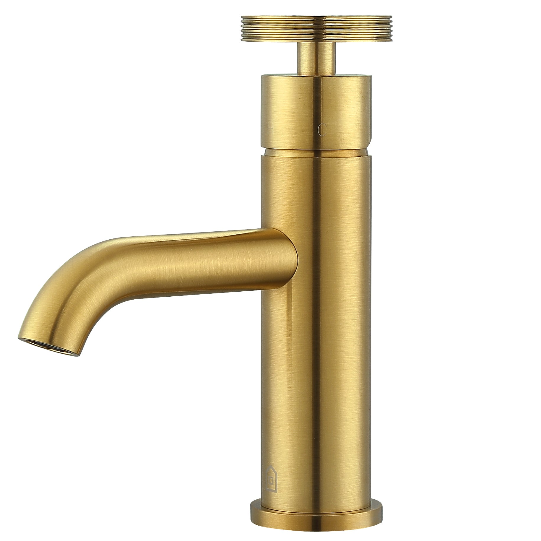 Ancona Nova Series Single Lever Bathroom Faucet - Brushed Titanium Gold Finish for Modern Vanity Sinks | Perfect for Home, Hotel & Luxury Bathroom Renovations