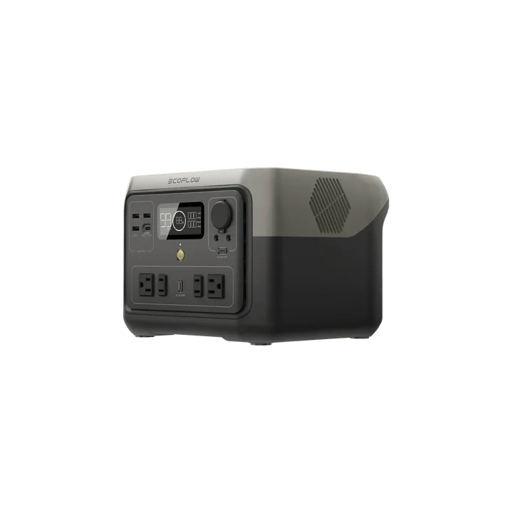 EcoFlow RIVER 2 Max Portable Power Station with 160W Solar Panel | Solar Generator for Camping, RV, Emergency Backup & Off-Grid Power Supply