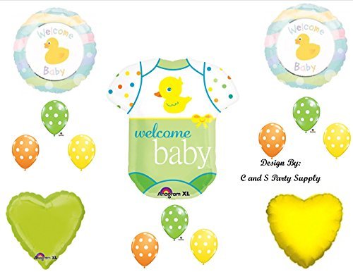 Baby Duck Onesie - Adorable Ducky Shower Balloon Bodysuit for Newborns & Infants | Perfect for Baby Showers, Birthdays & Photo Shoots