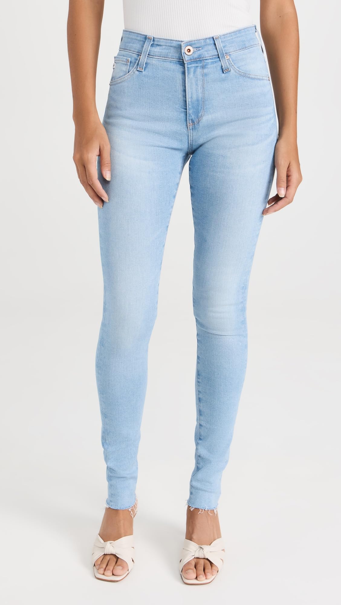 AG Adriano Goldschmied Women's The Farrah Skinny Jeans - High Waist Stretch Denim Pants for Casual Wear & Night Out | Perfect for Work, Date Night & Everyday Style