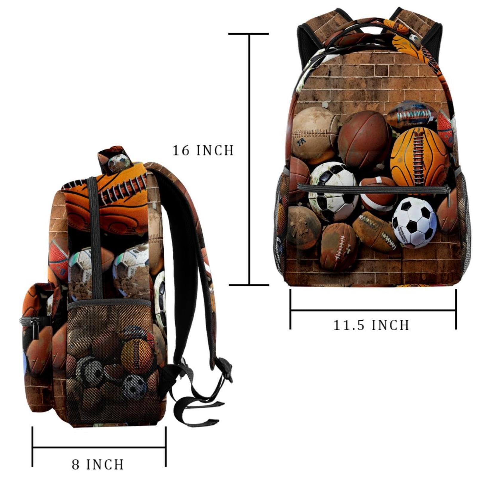 Best Travel Backpacks for Women & Men - Lightweight Durable Hiking Backpack for Sports (Basketball Football Baseball) - Perfect for Gym, School, Outdoor Adventures