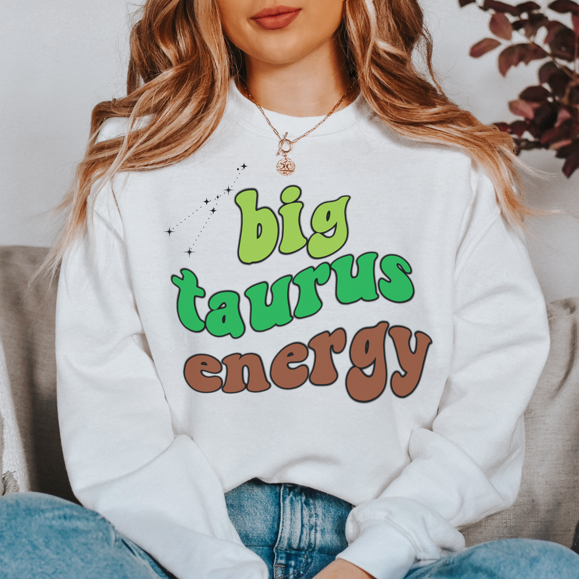 Taurus Sweatshirt for Women & Men - Big Taurus Energy Hoodie - Perfect Gift for Taurus Birthday & Astrology Lovers - Zodiac Inspired Apparel for Casual Wear & Horoscope Enthusiasts