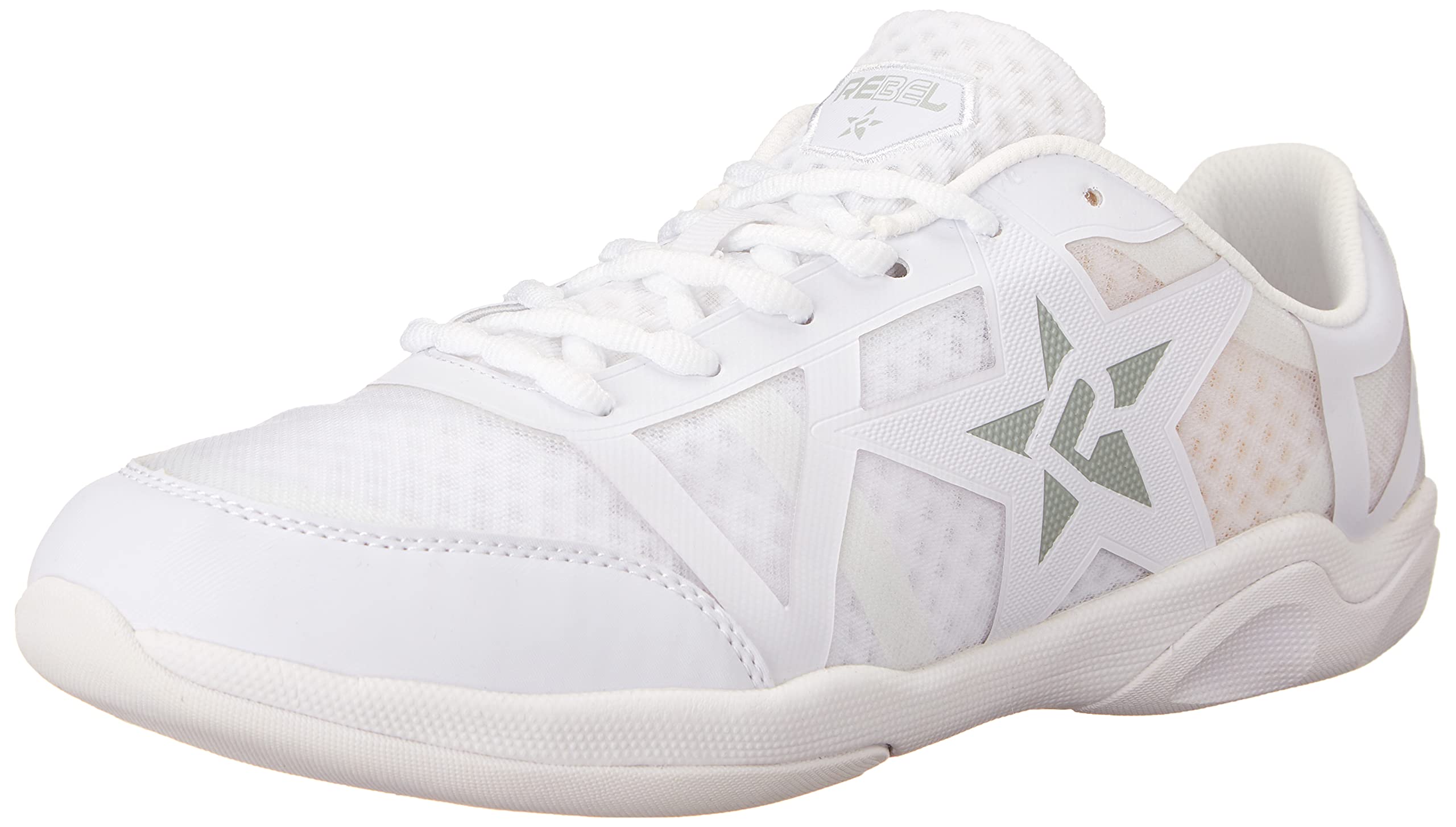 Rebel Athletic Ruthless White Cheerleading Shoes - Lightweight & Supportive for Competitive Cheer, Dance, and Gymnastics Performance