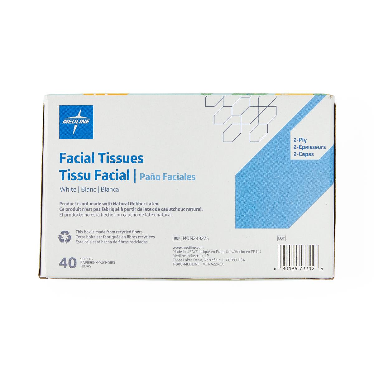 Premium 2-Ply Soft Facial Tissues in Bulk (200 Boxes Case) - Gentle for Daily Use, Office, Home & Travel Needs
