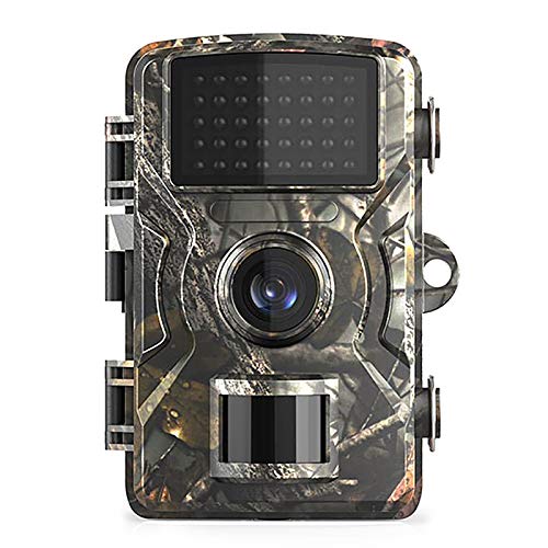 Lixada 12MP 1080P Hunting Camera - IP66 Waterproof Wildlife Trail Game Camera with Motion Activation & Infrared Night Vision | Perfect for Outdoor Hunting, Wildlife Monitoring, and Home Security Surveillance