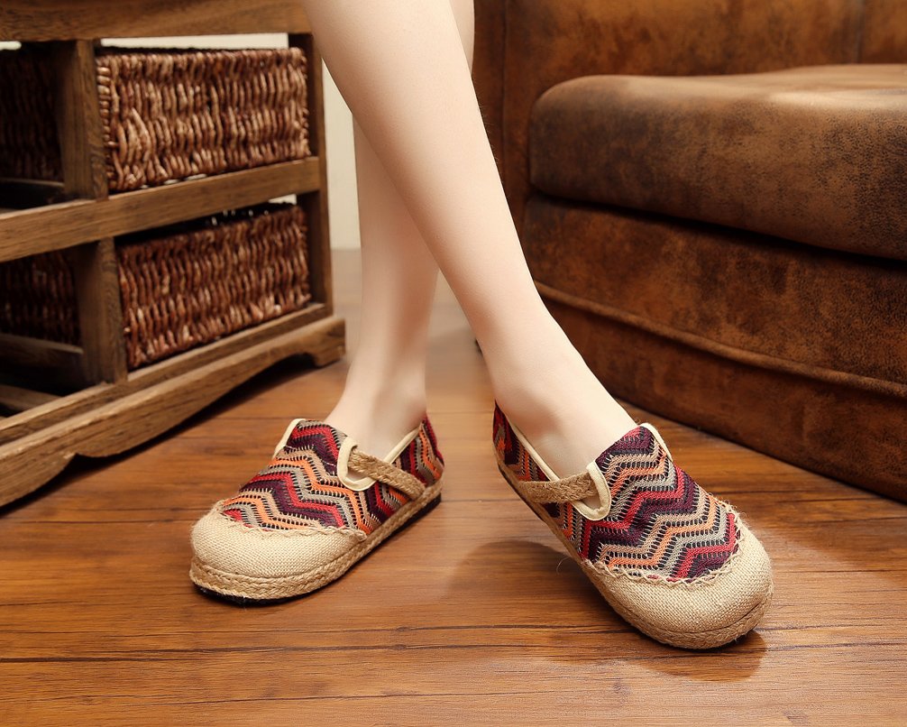 Comfortable Women's Loafers - Anti-Slip Mesh & Canvas Slip-On Flats in 7 Colors | Perfect for Work, Travel & Casual Outfits