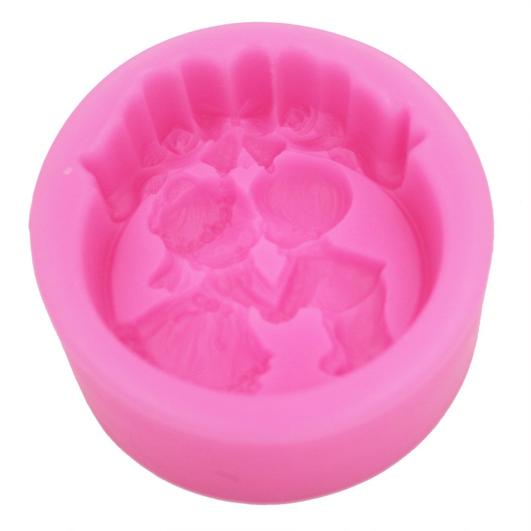 Longzang Wedding Kiss Silicone Mold for DIY Soap Making - Heart-Shaped Craft Mold for Handmade Soap, Candles & Resin Art (S034) - Perfect for Wedding Favors, Bridal Showers & Romantic Gifts