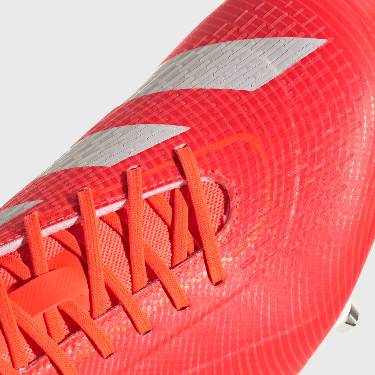 Adidas Adizero RS15 Ultimate SG Rugby Cleats - Lightweight Football Shoes for Men, Firm Ground Soccer Boots in Lucid Red - Perfect for Rugby Matches, Training & Outdoor Sports