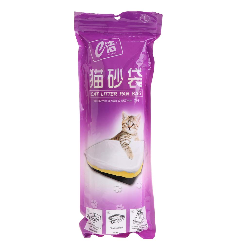 SOFEA Elastic Cat Litter Sand Bags - Premium Hygiene Waste Disposal for Kittens & Cats (S/M/L Sizes) - Perfect for Litter Box Cleaning & Pet Waste Management