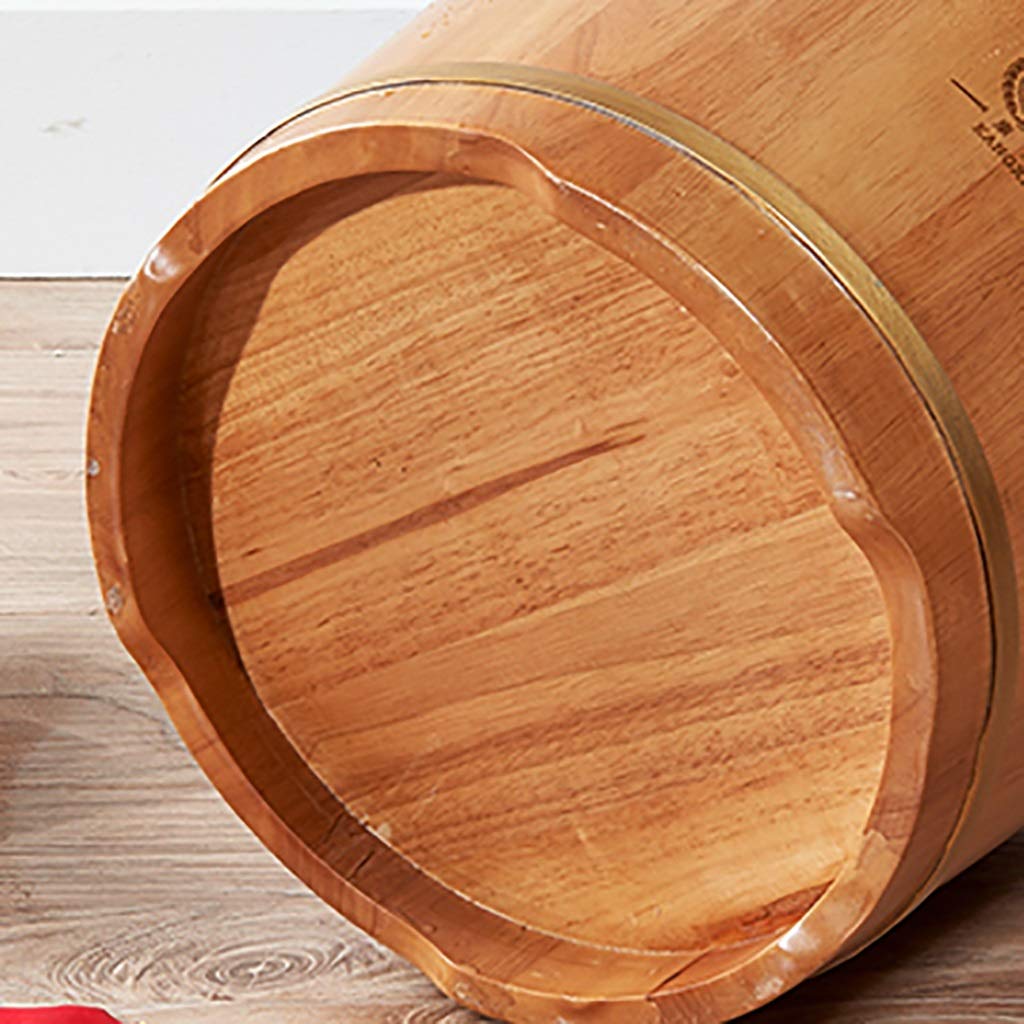 Premium Solid Wood Sauna Bucket - Foot Bath Tub & Massage Spa for Relaxation | Home Sauna Accessories with Infusion Function | Perfect for Aromatherapy, Detox & Stress Relief