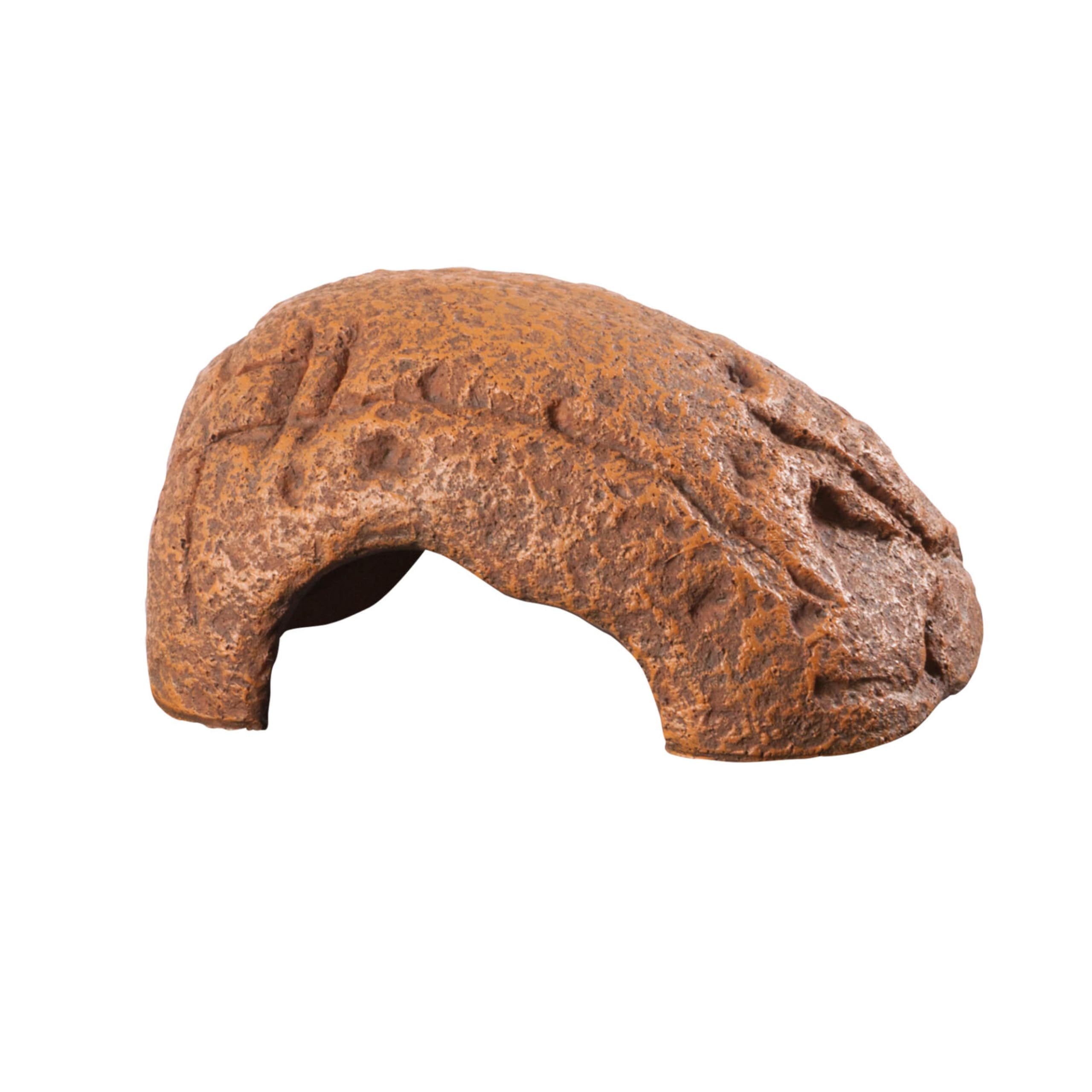 Zilla Pet Terrarium Rock Den for Reptiles - Small Hideout Cave for Lizards, Snakes & Geckos - Natural-Looking Habitat Decor for Terrariums & Vivariums (Perfect for Stress Relief & Safe Shelter)