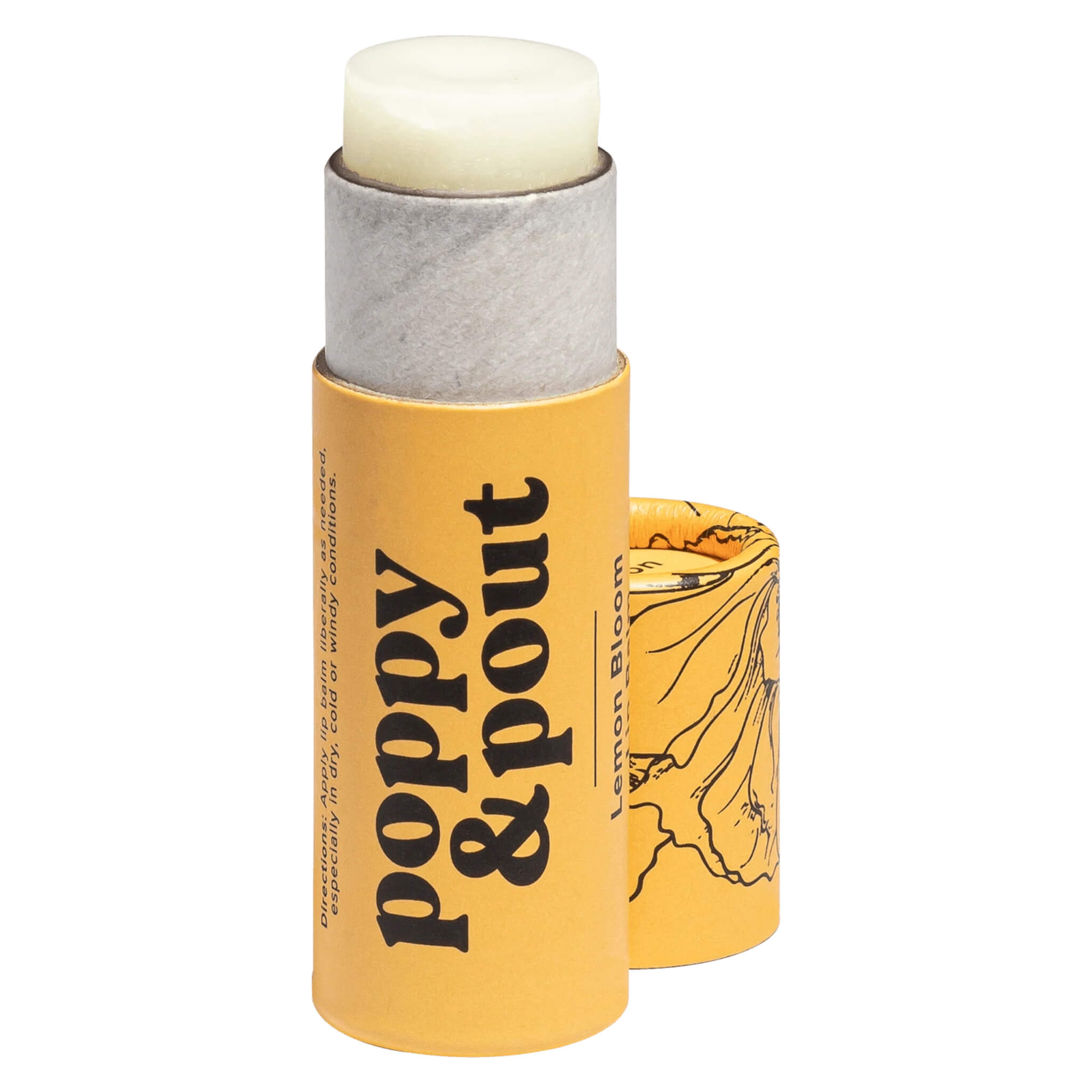 Lemon Bloom Lip Balm - Natural Moisturizing & Hydrating Lip Care for Dry, Chapped Lips - Perfect for Daily Use, Outdoor Activities & Winter Protection