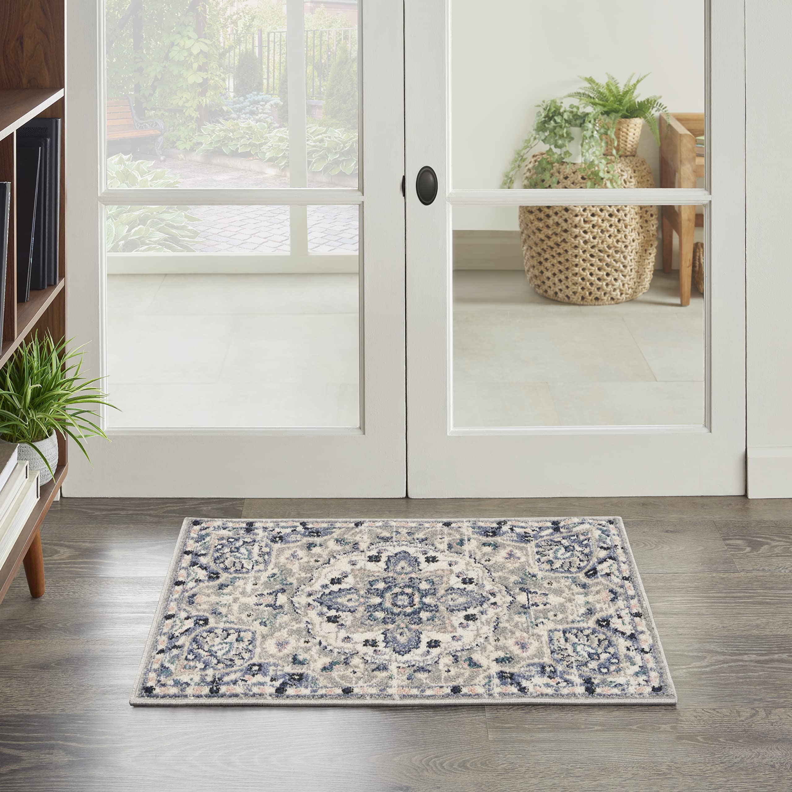 Nourison Passion Grey/Beige 1'10