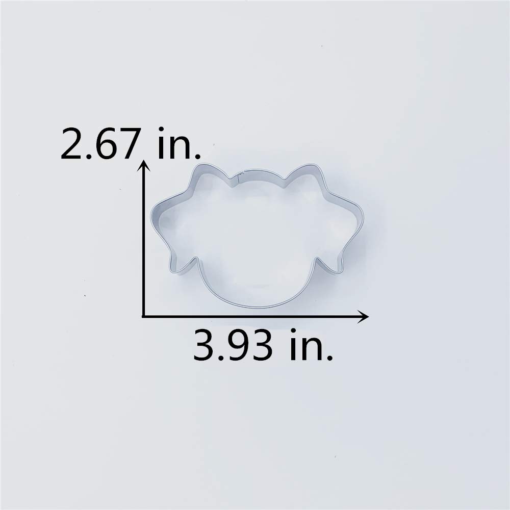 LILIAO Stainless Steel Dog Face Cookie Cutter Set - 4 x 2.7 Inches for Homemade Dog Biscuits & Pet Treats - Perfect for Baking, DIY Dog Cookies, and Puppy Birthday Parties