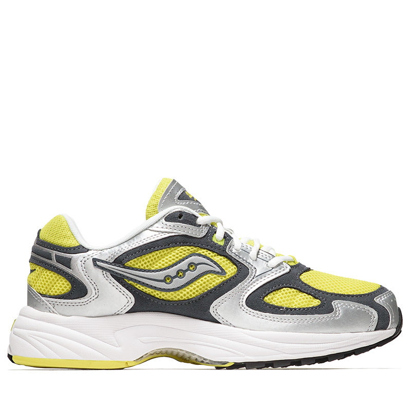 Saucony Grid Jazz 9 Running Shoes - Yellow/Silver Colorway | Lightweight & Cushioned for Men & Women | Perfect for Jogging, Gym Workouts & Daily Wear