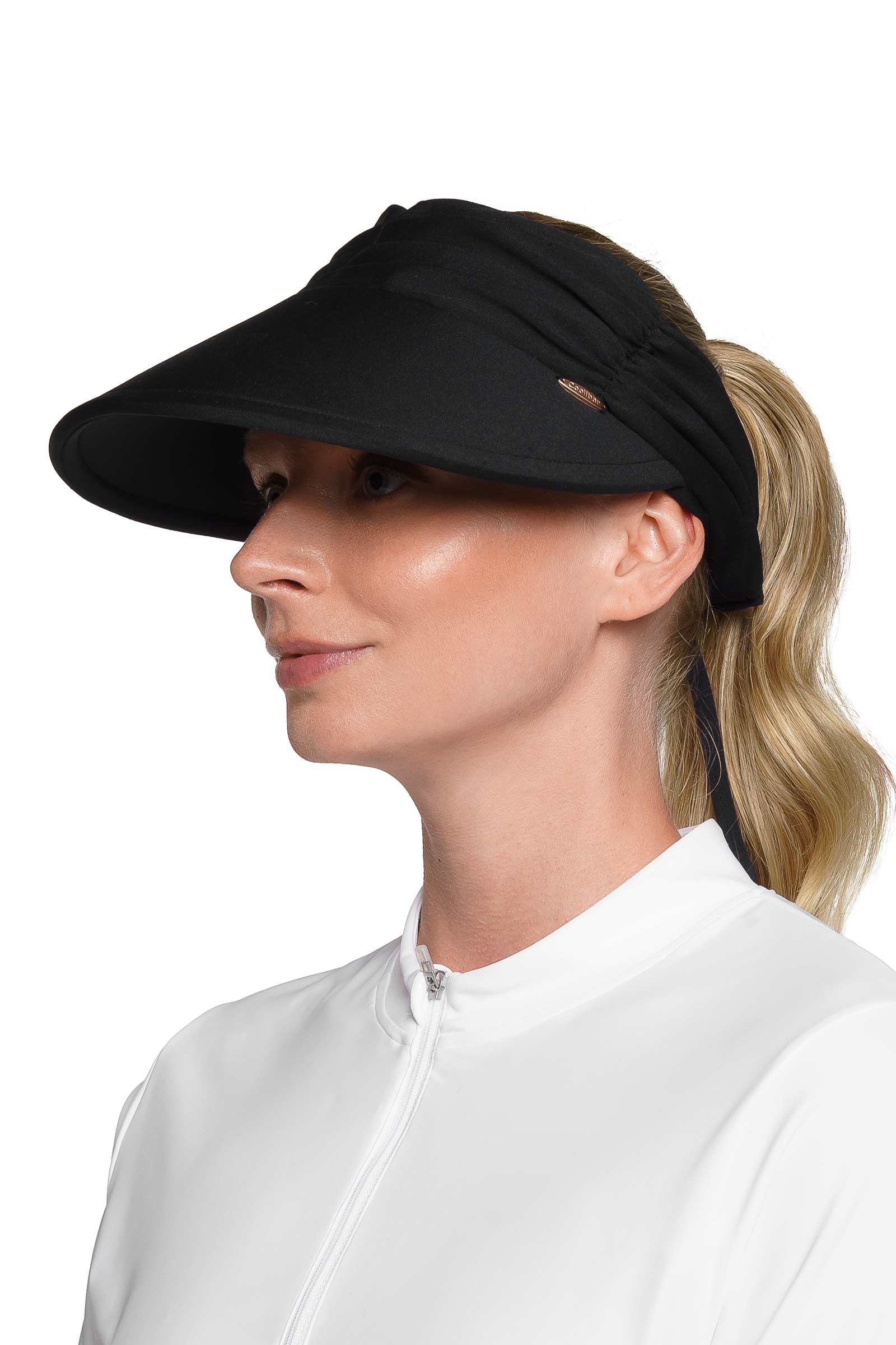 Women's Exuma Swim Visor - UPF 50+ Sun Protection Wide Brim Hat for Beach, Pool & Outdoor Activities | Regular Size