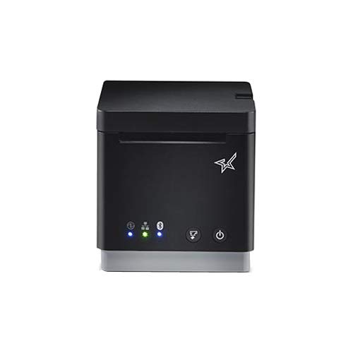 Star Micronics mC-Print2 2-inch Thermal POS Printer - Ethernet/LAN, USB, Bluetooth & Lightning Connectivity with CloudPRNT | Includes Peripheral Hub, Cutter & External Power Supply | Ideal for Retail Stores, Restaurants & Hospitality Businesses (Black, Model 39653110)