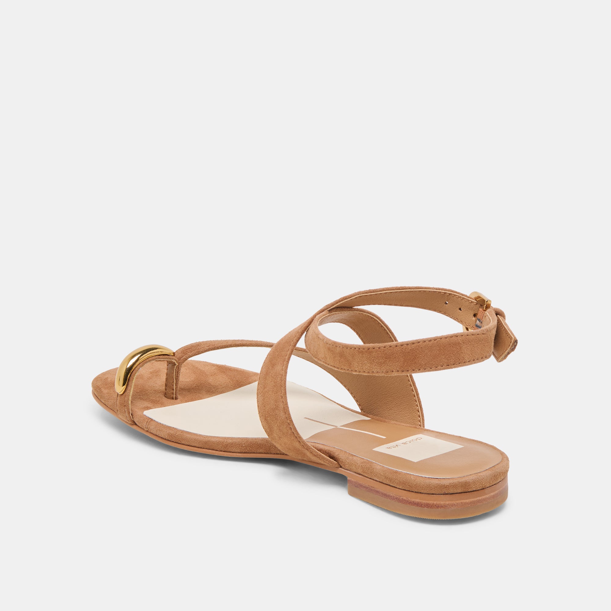 Earla Brown Suede Sandals for Women - Comfortable & Stylish Summer Casual Shoes for Beach, Walking & Outdoor Activities