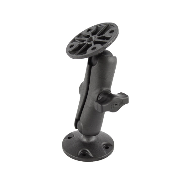 RAM Composite Double Socket Mount with Two 2.5