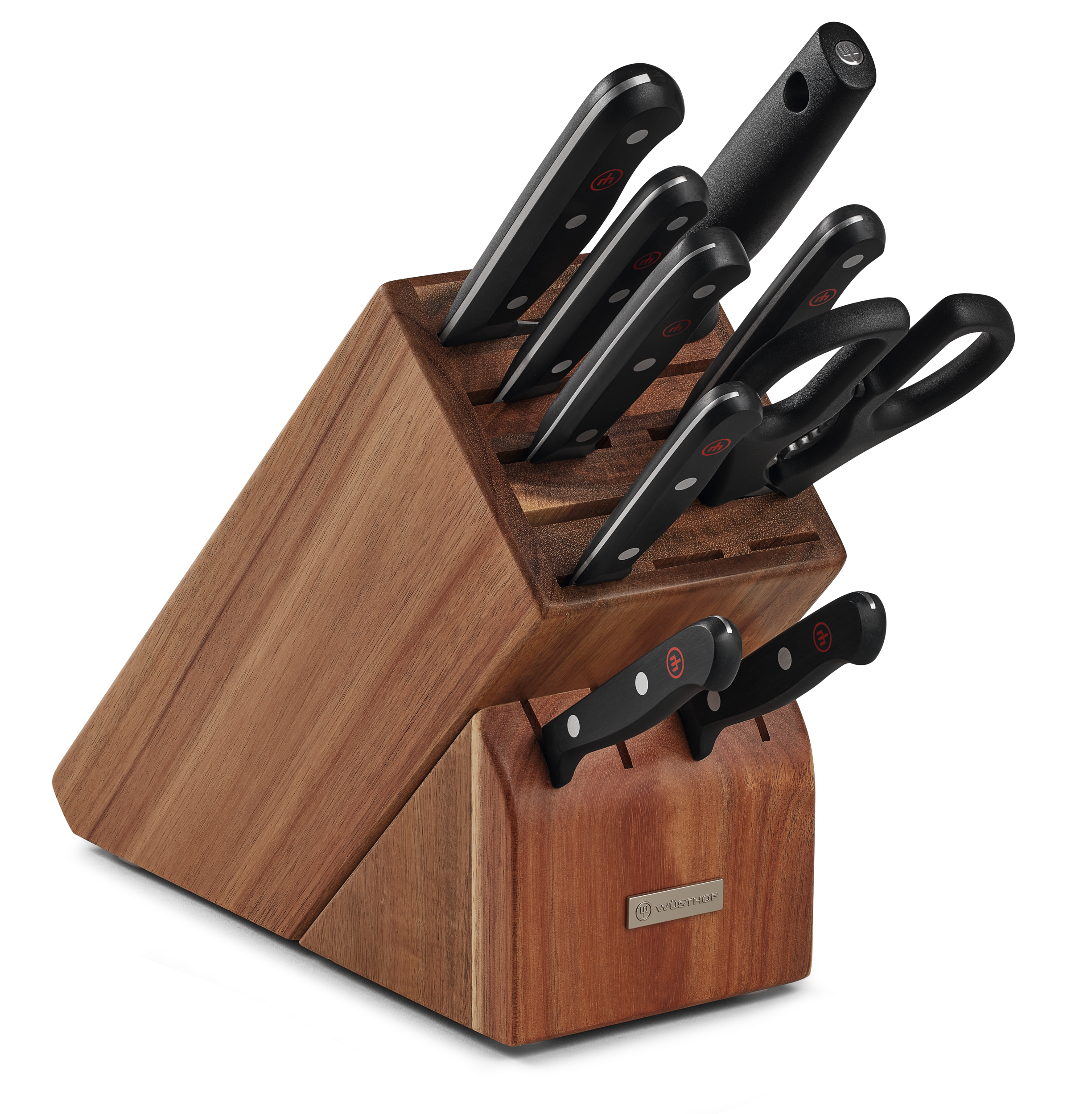 Premium 10-Piece Stainless Steel Knife Block Set - Professional Chef Knives for Kitchen, Cooking & Food Prep - Perfect for Home Chefs & Culinary Enthusiasts