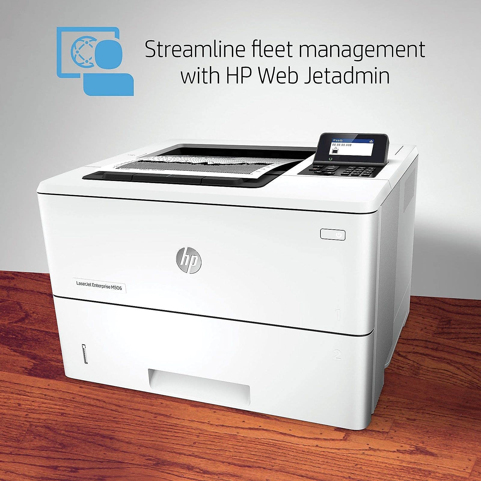 HP LaserJet Enterprise M506n Monochrome Laser Printer (F2A68A) - High-Speed Business Printing for Office & Home Use
