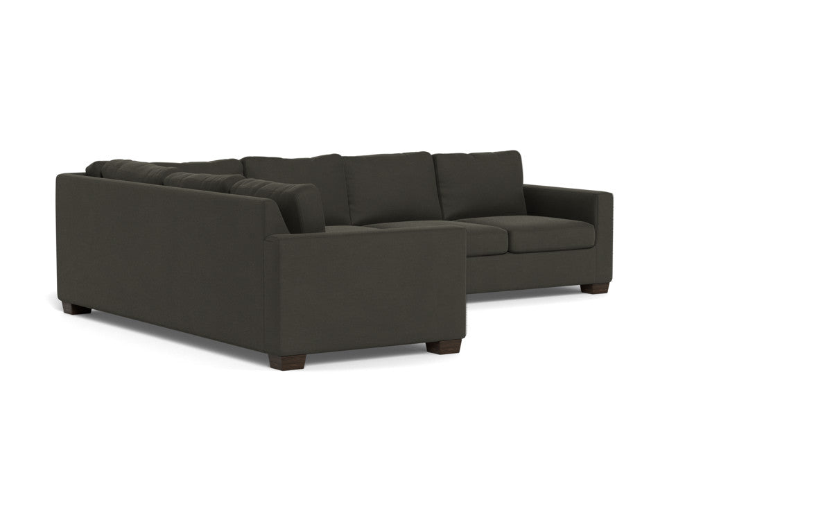 Track 121 Left Corner Sectional with RAF Sleeper Sectional Sofa - Modern L-Shaped Couch for Living Room, Family Room & Home Theater Comfort