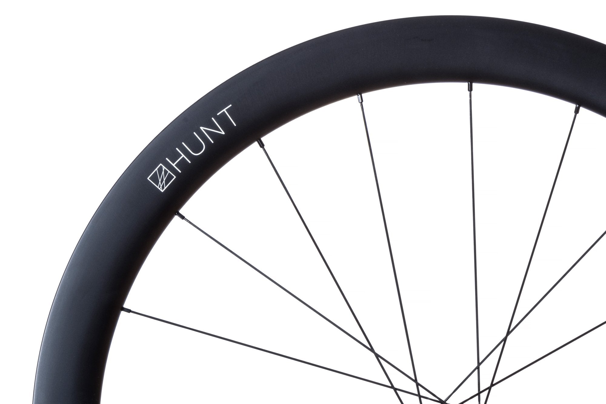 HUNT 50 Carbon Aero Disc Wheelset - Lightweight 50mm Deep Carbon Road Bike Wheels for Speed & Performance | Perfect for Road Racing, Triathlon & Endurance Cycling