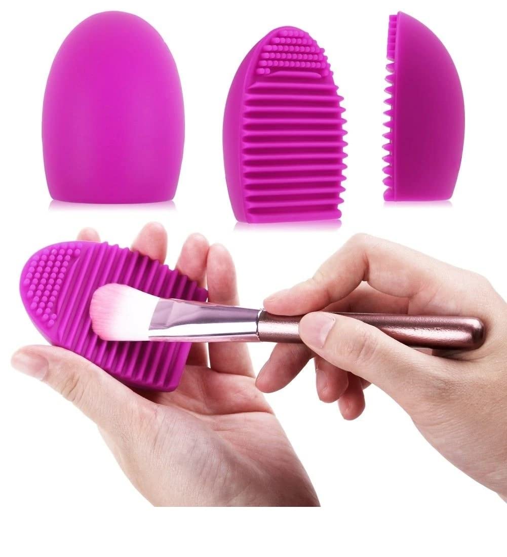 Professional Makeup Brushes Set - Foundation, Eyeliner & Eyeshadow Brushes with Cleaner (Black) | Perfect for Everyday Makeup & Professional Beauty Looks
