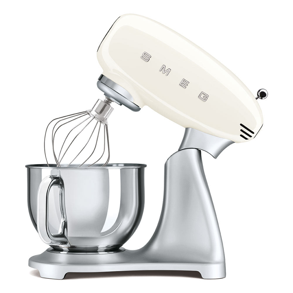 SMF02 4.8L Stand Mixer - Powerful 500W Electric Kitchen Mixer with 6 Speeds, Stainless Steel Bowl - Perfect for Baking Cakes, Cookies, Dough & Whipping Cream