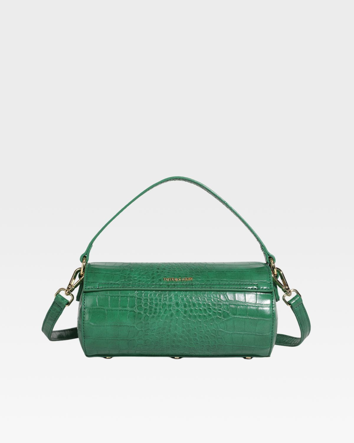 Emerald Green Barrel Purse for Women - Stylish Crossbody Bag for Everyday Use, Travel & Shopping