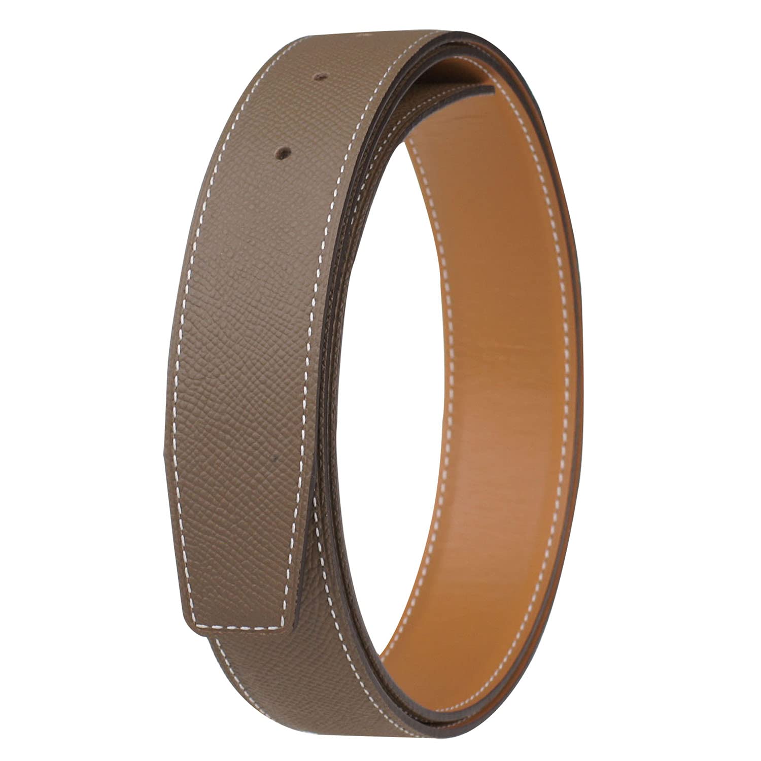 Premium Full Grain Cow Leather Belt Strap - 32mm Wide, No Buckle, Durable Replacement for Men & Women | Ideal for Casual, Business & Formal Wear
