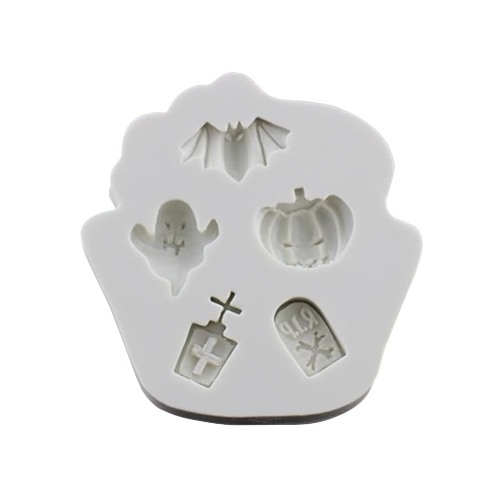 iFundom Halloween Silicone Baking Molds Set - Pumpkin, Bat & Ghost Shaped Chocolate Cupcake Molds for DIY Baking, Kitchen Tools & Halloween Party Favors | Perfect for Cupcake Decorating, Holiday Treats & Spooky Desserts