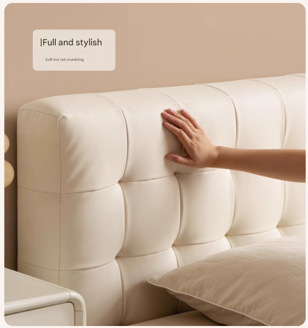 Organic Leather Art Floor Bed - Handcrafted Eco-Friendly Mattress for Adults & Kids - Perfect for Minimalist, Boho & Montessori Bedrooms