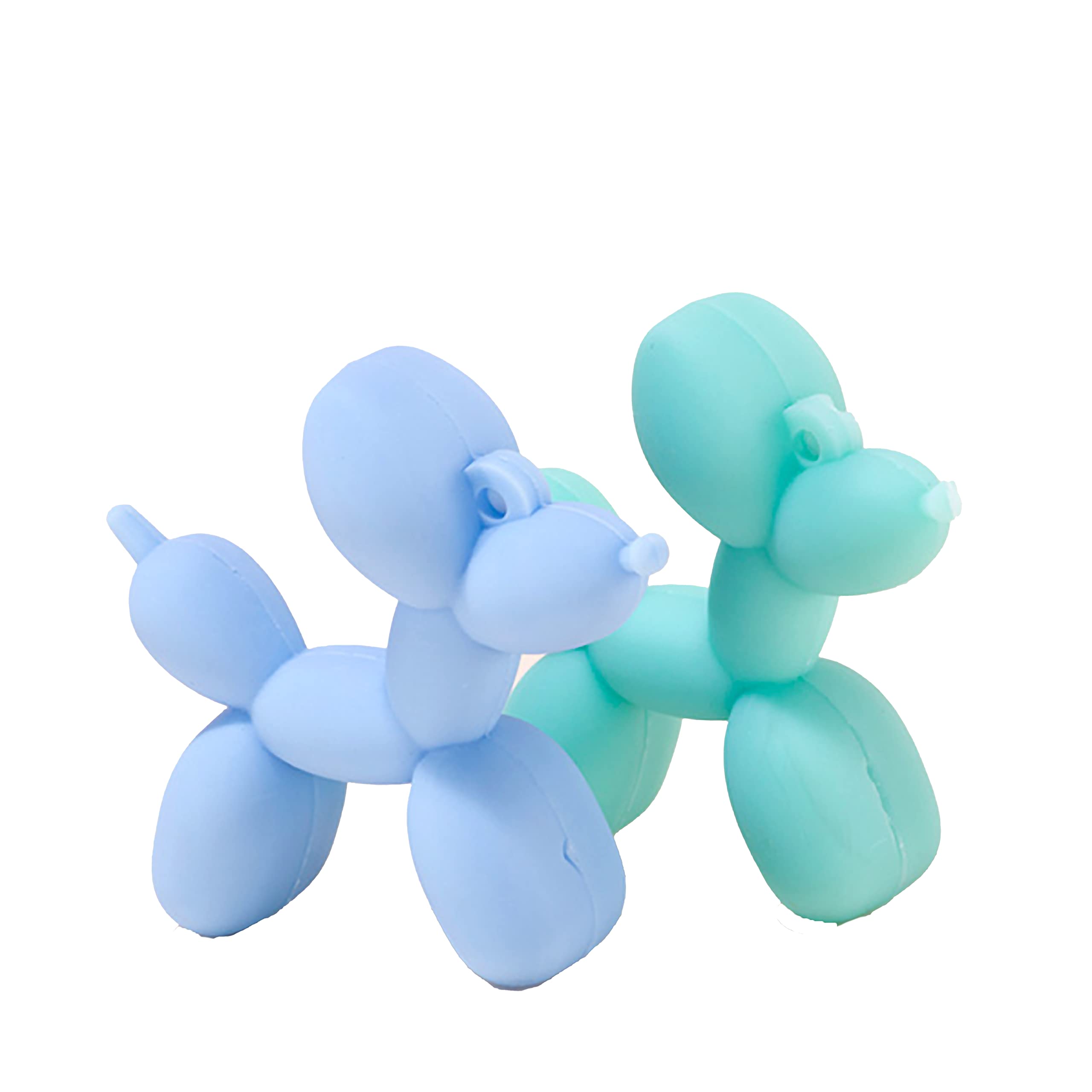 Cute Silicone Balloon Dog Keychain - Aesthetic Charm Keyring for Phone, Bag & Keys - Perfect Gift for Dog Lovers & Party Favors - Birthday, Graduation, Christmas Decorations