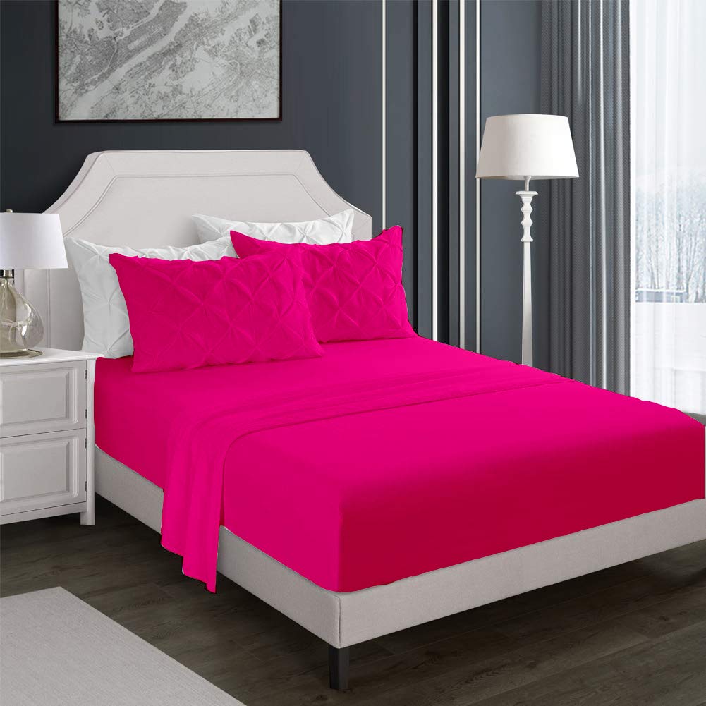 Premium 1000 Thread Count 4-Piece Full Size Sheet Set - 100% Egyptian Cotton, 54x80 Inches, Deep Pocket (21