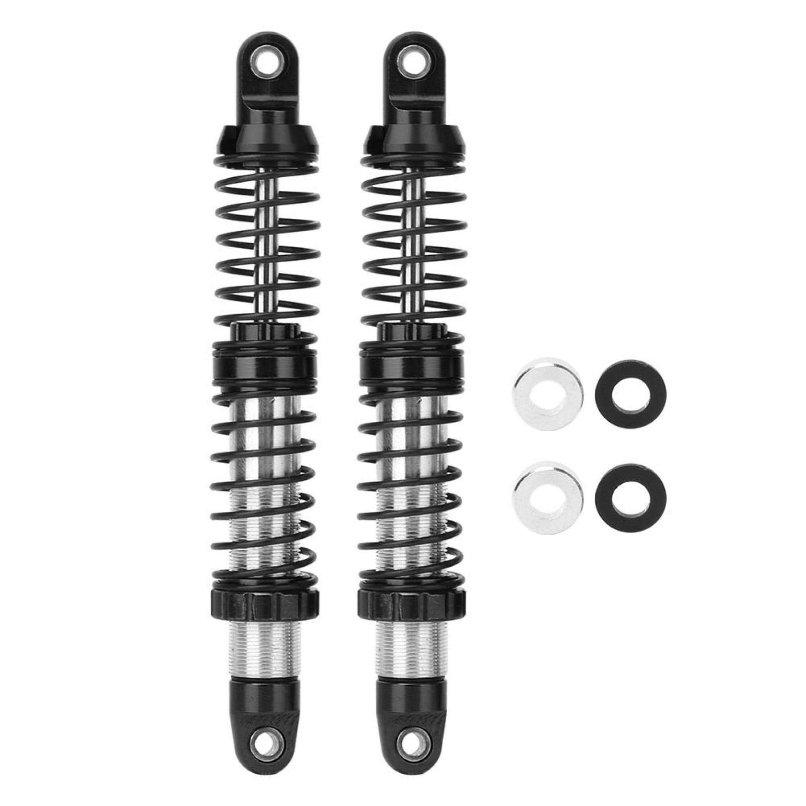 High-Performance RC Car Shock Absorbers - 102mm Double Spring Shock Struts with Enhanced Hardness for 1/10 Scale RC Models | Perfect for Off-Road Bashing, Racing & Crawling