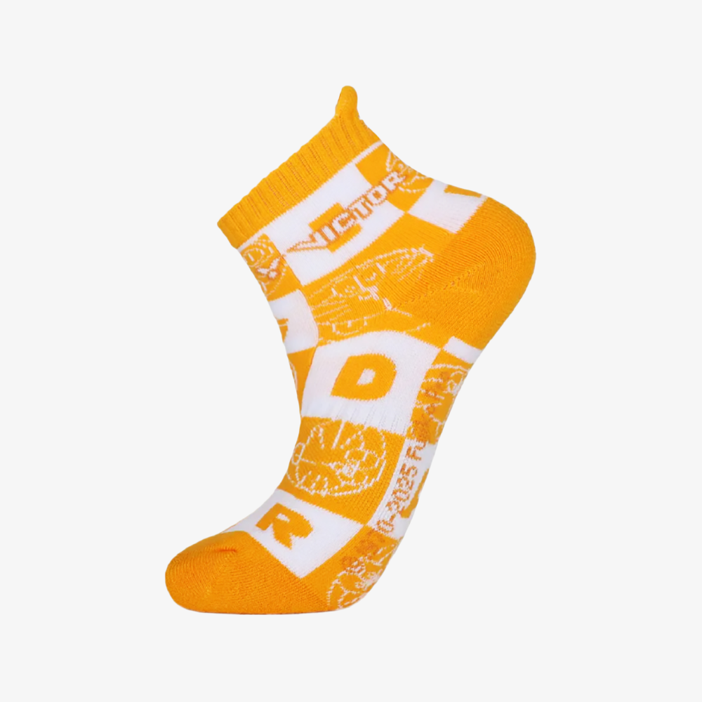 Victor x Doraemon Junior Sport Socks SK518DRM - Light Orange Athletic Socks for Kids - Perfect for School, Sports & Everyday Wear